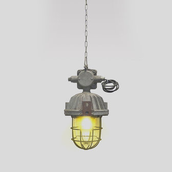 Antieke industri&euml;le bully lamp hanglamp