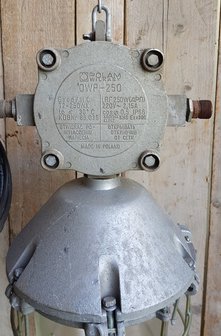 Antieke industri&euml;le bunkerlamp hanglamp 2