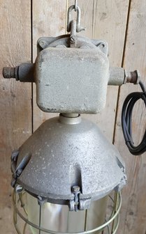 Antieke industri&euml;le bunkerlamp hanglamp 4