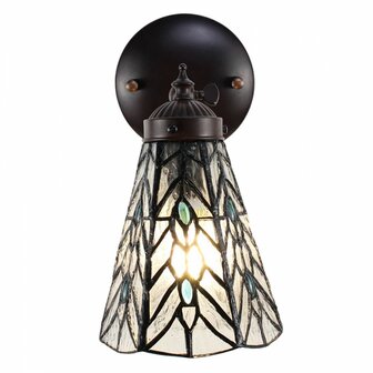 Ronde-Tiffany-Libelle-wandlamp-transparant-glas-metaal-rond-muurlamp-2