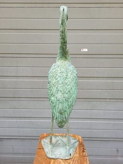 Bronze-standbeed-kunstwerk-Reiger-brons-tuinbeeld-4