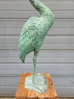 Bronze-standbeed-kunstwerk-Reiger-brons-tuinbeeld-7