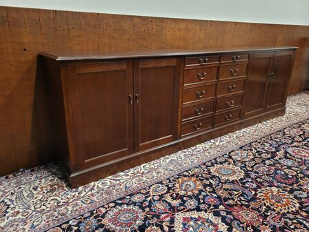 Klassiek-Engels-Mahonie-Chesterfield-Dressoir-Ladekast-Kantoorkast-3