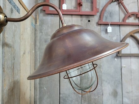 Antieke-klassieke-landelijke-koperen-buitenlamp-wandlamp-3