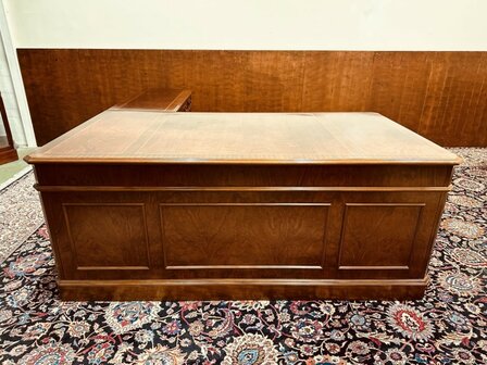 Klassiek-Engelse-Engels-Antiek-Oud-Bureau-Hoekbureau-Desk-Partnerdesk-Chesterfield-7