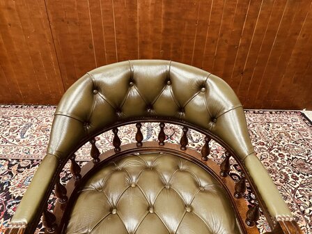 Antiek-Klassiek-Engels-Chesterfield-Bureaustoel-Captain-Chair-5