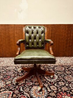 Klassiek-Engels-Antiek-Chesterfield-Bureaustoel-President-Chair