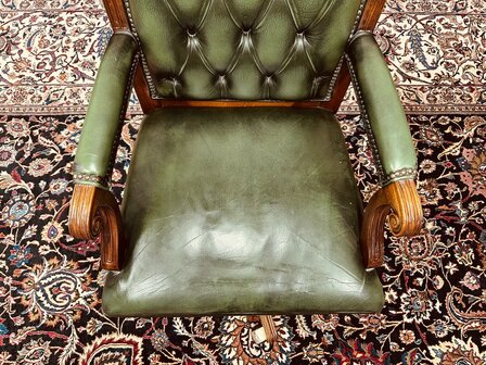 Klassiek-Engels-Antiek-Chesterfield-Bureaustoel-President-Chair