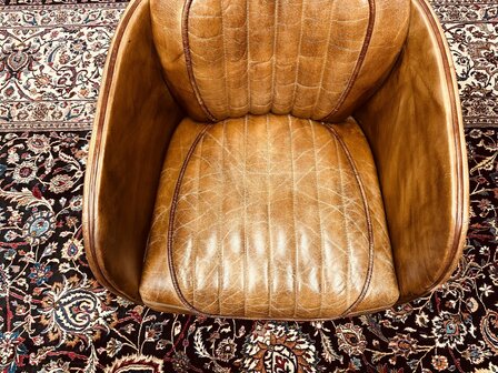 Engels-Schaapsladeren-Vintage-Aviator-Chair-Fauteuil