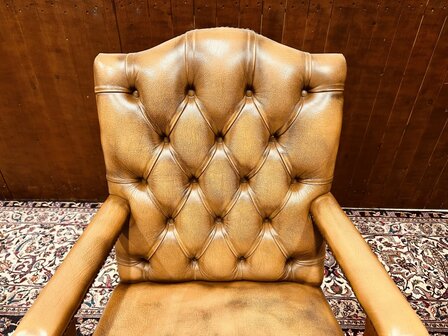 Klassiek-Engels-Antiek-Chesterfield-Bureaustoel-President-Chair