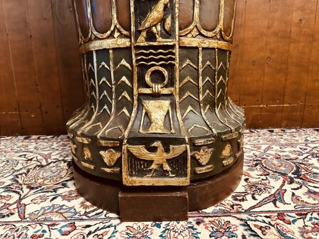 Egyptische-Farao-Sarcofaag-Kast-Boekenkast