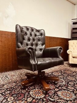 Engelse-Rochester-Chesterfield-Bureaustoel