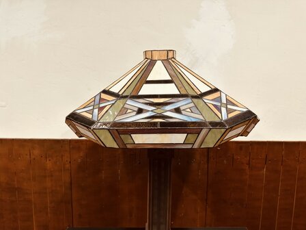 Tiffany-Glas-In-Lood-Tafellamp