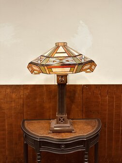 Tiffany-Glas-In-Lood-Tafellamp