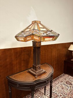Tiffany-Glas-In-Lood-Tafellamp