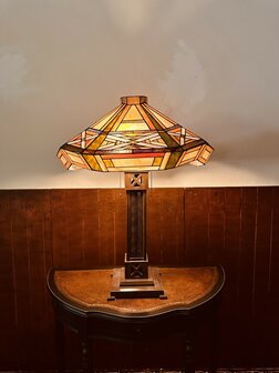 Tiffany-Glas-In-Lood-Tafellamp