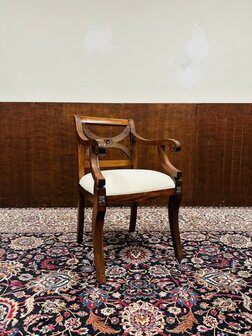 Engelse-Klassieke-Stoel-Bureaustoel