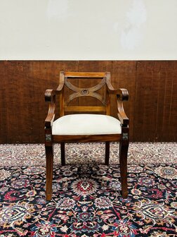 Engelse-Klassieke-Stoel-Bureaustoel