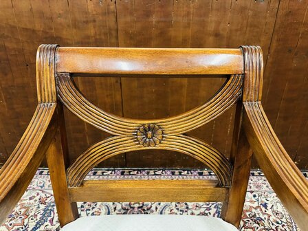 Engelse-Klassieke-Stoel-Bureaustoel