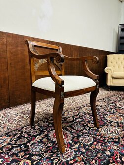 Engelse-Klassieke-Stoel-Bureaustoel