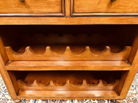 Klassiek-Engels-Antiek-Oud-Wijnrek-Wijnkast-Kast