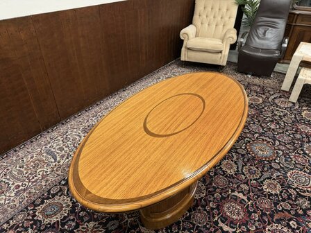 Klassiek-Engels-Antiek-Oud-Chesterfield-Globe-Wernicke-Vergadertafel-Tafel-7