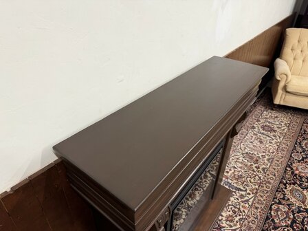 Klassiek-Engels-Antiek-Oud-Chesterfield-Sfeerhaard-Haard-Kachel