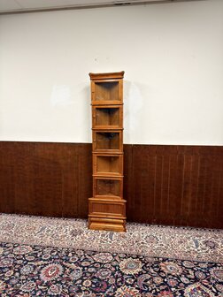 Klassiek-Engels-Antiek-Oud-Originele-Globe-Wernicke-Boekenkast-Vitrinekast