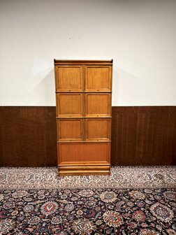 Antiek-Klassiek-Engels-Oud-Originele-Globe-Wernicke-Billy-Ray-Kledingkast
