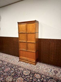 Antiek-Klassiek-Engels-Oud-Originele-Globe-Wernicke-Billy-Ray-Kledingkast