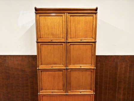 Antiek-Klassiek-Engels-Oud-Originele-Globe-Wernicke-Billy-Ray-Kledingkast