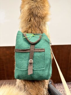 Taxidermie-Opgezet-Vos-verkleed-als-Jager