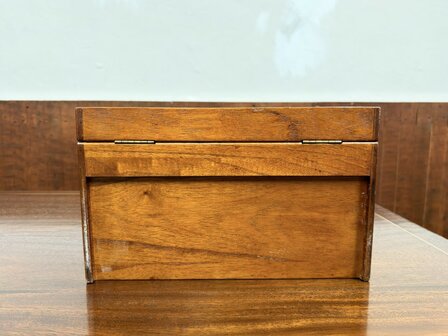 Klassiek-Oud-Engels-Antiek-Chesterfield-Globe-Wernicke-Boekendoos-Boeken-Doos-Opbergdoos