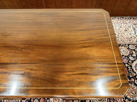 Klassiek-Oud-Engels-Antiek-Chesterfield-Mahoniehouten-Bureau-Desk-met-Bureaustoel-Stoel