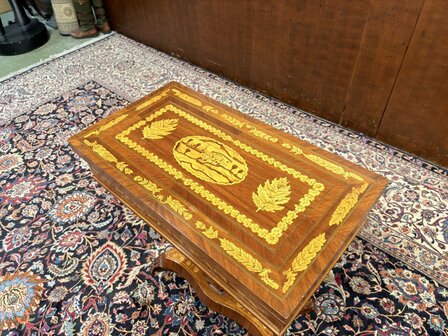 Klassiek-Oud-Antiek-19e-eeuws-Nederlandse-Speeltafel-Game-Table