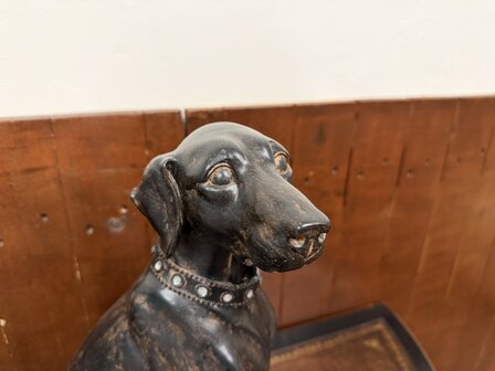 Klassiek-Engels-Antiek-Oud-Chesterfield-Beeld-Labrador-Hond-3
