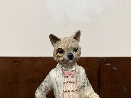 Klassiek-Engels-Antiek-Oud-Chesterfield-Beeld-Kat-1