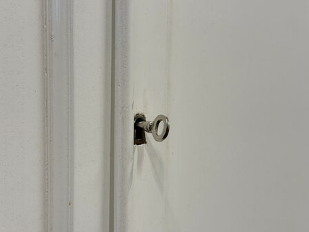 Klassiek-Engels-Antiek-Oud-Originele-Globe-Wernicke-Dressoir-Boekenkast-Wit