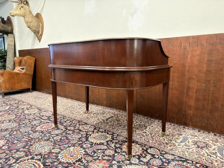 Antiek-Oud-Klassiek-Engels-Chesterfield-Secretaire-Bureau-Desk