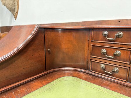Antiek-Oud-Klassiek-Engels-Chesterfield-Secretaire-Bureau-Desk