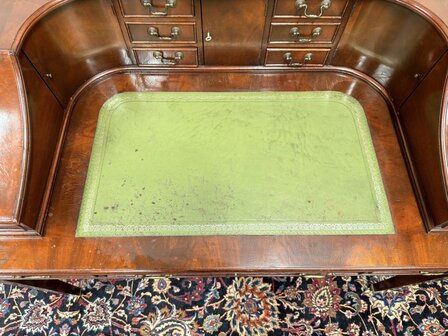 Antiek-Oud-Klassiek-Engels-Chesterfield-Secretaire-Bureau-Desk