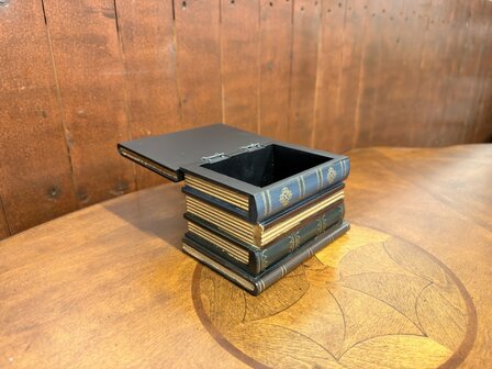 Klassiek-Engels-Bureau-Boeken-Accessoire-Opbergdoos-3