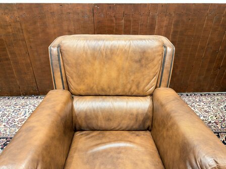 Klassiek-Engels-Antiek-Oud-Chesterfield-Set-Fauteuils-Bruin-Leder