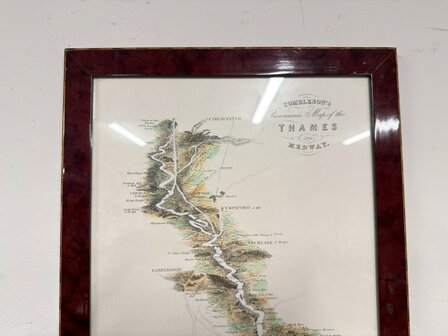 Klassiek-Oud-Antiek-Engels-Prent-Thames-Rivier-1