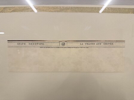 Klassiek-Oud-Antiek-Engels-Prent-Snipe-Shooting-Wortelnotenhout-Lijst-3