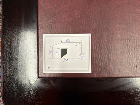 Klassiek-Engels-Antiek-Oud-Chesterfield-Bureau-Desk-Partnerdesk-met-Rood-Leder