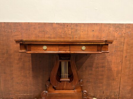 Klassieke-Antiek-Oude-Engelse-Mahoniehout-Contrabas-Sidetable-Bijzettafel-3