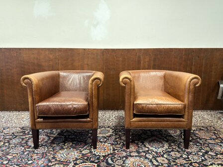 Set Laura Ashley sessel in Schafsleder