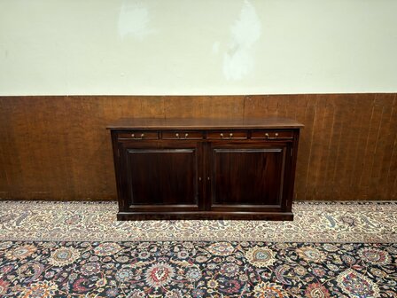 Klassiek-Oud-Antiek-Engels-Antiek-Vintage-Chesterfield-Kantoorkast-Dressoir