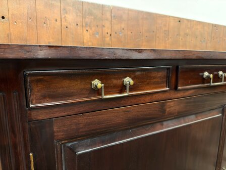 Klassiek-Oud-Antiek-Engels-Antiek-Vintage-Chesterfield-Kantoorkast-Dressoir